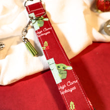 Load image into Gallery viewer, Charmable Wristlet Keychains - A Galaxy Christmas

