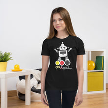 Load image into Gallery viewer, On A Roll Robot - Youth Short Sleeve T-Shirt
