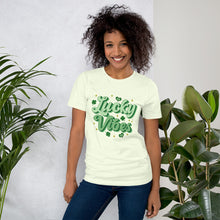 Load image into Gallery viewer, Lucky Vibes St Patricks Day Tee
