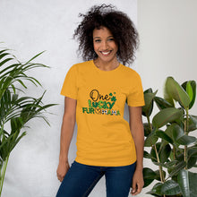 Load image into Gallery viewer, One Lucky Fur Mama Tee

