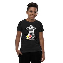 Load image into Gallery viewer, On A Roll Robot - Youth Short Sleeve T-Shirt
