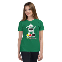 Load image into Gallery viewer, On A Roll Robot - Youth Short Sleeve T-Shirt
