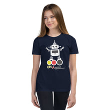 Load image into Gallery viewer, On A Roll Robot - Youth Short Sleeve T-Shirt
