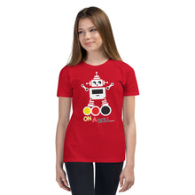 Load image into Gallery viewer, On A Roll Robot - Youth Short Sleeve T-Shirt
